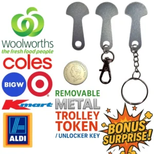 2× Premium Metal Trolley Token + Bonus