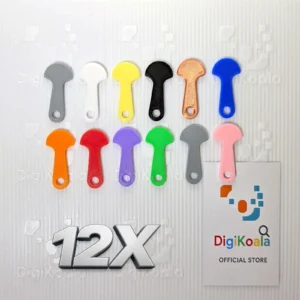 12X Removable Trolley Key Token Coin for Aldi Coles Woolworths (Reusable)